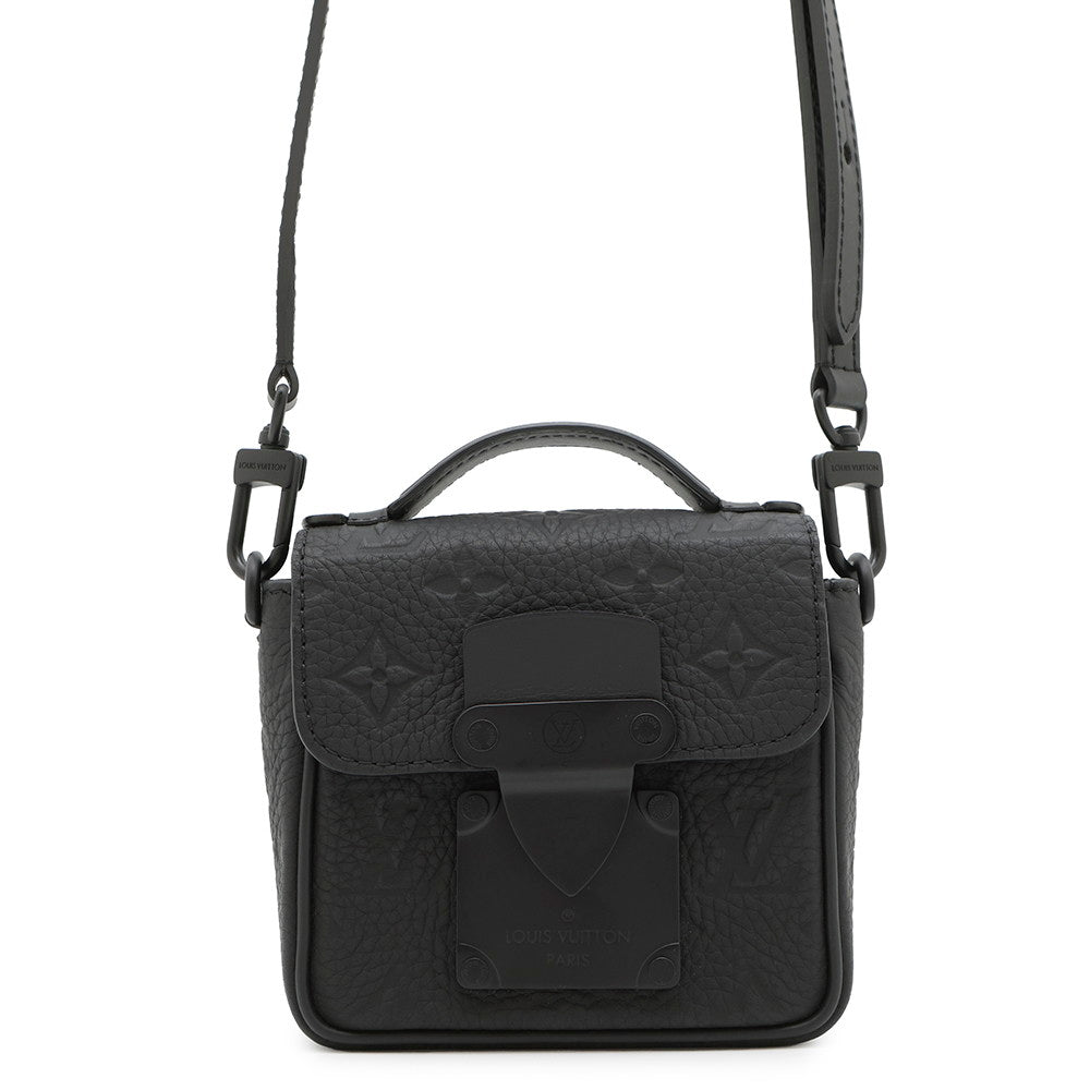 LOUIS VUITTON ★Pico SPadlock NoirM83148 Taurillon Leather Monogram