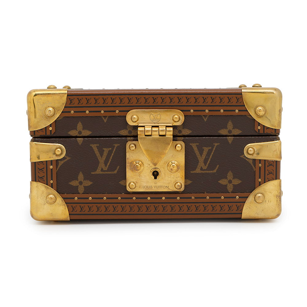 LOUIS VUITTON Coffret Tresor BeigeM47004 Monogram Size 20