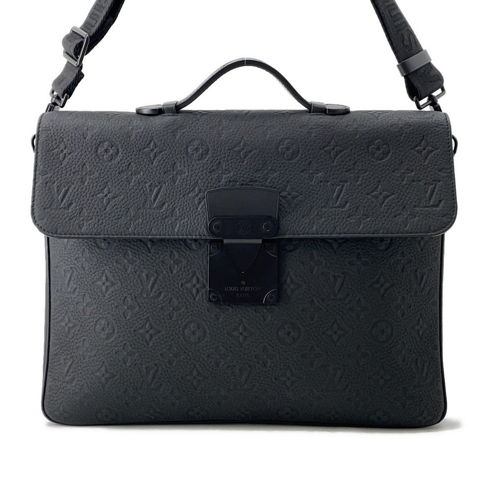 LOUIS VUITTON SPadlock・Briefcase BlackM20835 Taurillon・Monogram