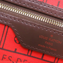 将图像加载到图库查看器中，LOUIS VUITTON Neverfull RedN51109 Damier Ebene Canvas Size PM
