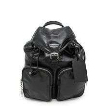 Load image into Gallery viewer, LOUIS VUITTON Montsouris Cargo Backpack BlackM13983 Calf Leather LV Nightgown
