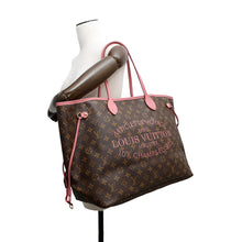 Load image into Gallery viewer, LOUIS VUITTON Neverfull Rose VeloursM40877 Monogram Ikat Flower Size GM
