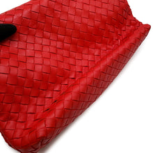将图像加载到图库查看器中，Bottega Veneta INTRECCIATO Olympia Chainshoulder Bag Red Leather

