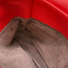 将图像加载到图库查看器中，Bottega Veneta INTRECCIATO Olympia Chainshoulder Bag Red Leather
