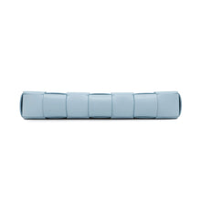 Load image into Gallery viewer, Bottega Veneta Maxi INTRECCIATO BV Snap Clutch Bag Ice blue647747 Leather Wood
