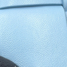 Load image into Gallery viewer, Bottega Veneta Maxi INTRECCIATO BV Snap Clutch Bag Ice blue647747 Leather Wood
