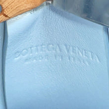 Load image into Gallery viewer, Bottega Veneta Maxi INTRECCIATO BV Snap Clutch Bag Ice blue647747 Leather Wood
