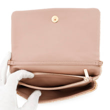 将图像加载到图库查看器中，Dior Caro ChainShoulder Bag Pink Tweed
