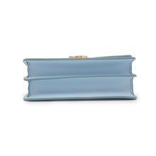 将图像加载到图库查看器中，BURBERRY TB logo Shoulder Bag Beige/Light Blue Canvas Leather
