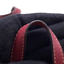 将图像加载到图库查看器中，LOEWE Hammock Drawstring Shoulder Bag Raspberry314.12.V07 Leather Size Mini

