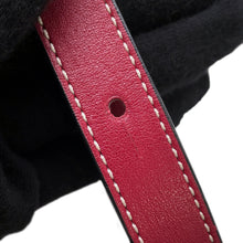 将图像加载到图库查看器中，LOEWE Hammock Drawstring Shoulder Bag Raspberry314.12.V07 Leather Size Mini
