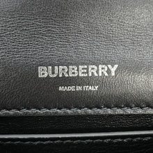 Load image into Gallery viewer, BURBERRY Lola Bag TB Logo Crystal Bag Black Velvet Rhinestone
