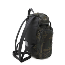将图像加载到图库查看器中，SAINT LAURENT PARIS HUNT Backpack Camouflage Green/Black437110 Nylon Leather
