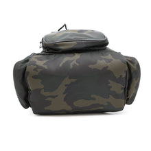 将图像加载到图库查看器中，SAINT LAURENT PARIS HUNT Backpack Camouflage Green/Black437110 Nylon Leather
