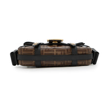 Load image into Gallery viewer, FENDI Flower Zucca Bucket Shoulder Bag Brown/Black8BR777 Leather coated Canvas
