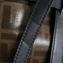 Load image into Gallery viewer, FENDI Flower Zucca Bucket Shoulder Bag Brown/Black8BR777 Leather coated Canvas
