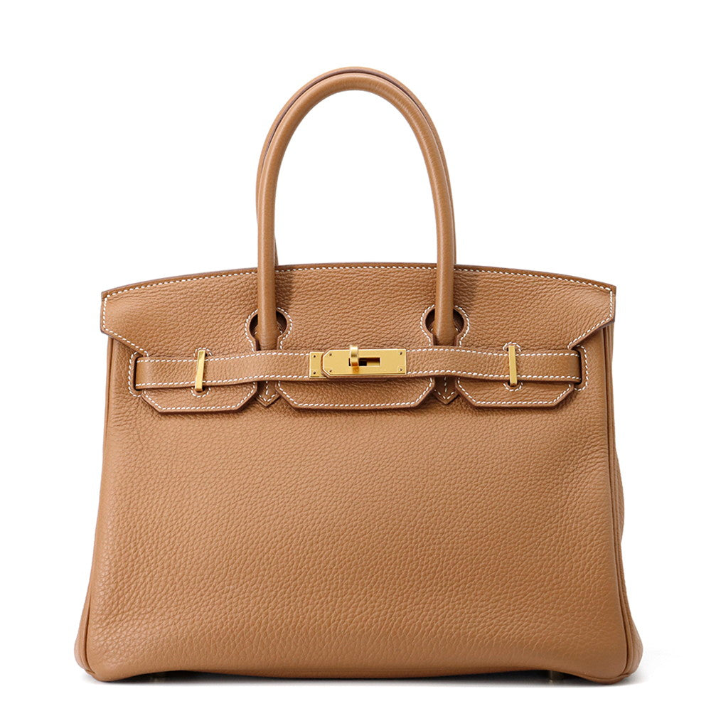 HERMES Birkin Gold Togo Leather Size 30