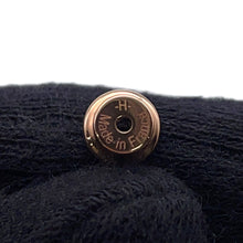 Load image into Gallery viewer, HERMES Earrings 《Olympe》 Size PM Etoupe Metal Epsom
