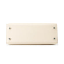 将图像加载到图库查看器中，HERMES Kelly Sellier Craie Epsom Size 25

