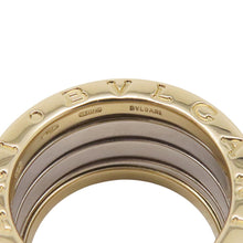 将图像加载到图库查看器中，BVLGARI B-zero1 4-band Ginza limited edition Size 50/#10 K18YG K18WG
