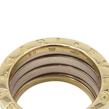 将图像加载到图库查看器中，BVLGARI B-zero1 4-band Ginza limited edition Size 50/#10 K18YG K18WG
