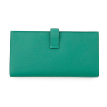 Load image into Gallery viewer, HERMES Bearnsfre Verso Vert Jade/Blue Zanzibar Epsom
