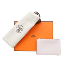 Load image into Gallery viewer, HERMES Constance slim wallet Vert Yucca/Mauve Pale Evercolor

