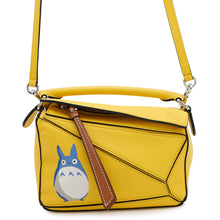 Load image into Gallery viewer, LOEWE Puzzle Bag Ghibli Collaboration Totoro Yellow Leather Size Mini
