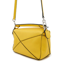 Load image into Gallery viewer, LOEWE Puzzle Bag Ghibli Collaboration Totoro Yellow Leather Size Mini
