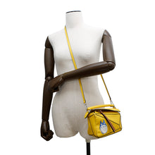 Load image into Gallery viewer, LOEWE Puzzle Bag Ghibli Collaboration Totoro Yellow Leather Size Mini

