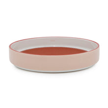 Load image into Gallery viewer, HERMES Round Tray Circe Rose Namf Porcelain Taurillon Squirrel Size 6.3&quot;
