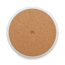 Load image into Gallery viewer, HERMES Round Tray Circe Rose Namf Porcelain Taurillon Squirrel Size 6.3&quot;
