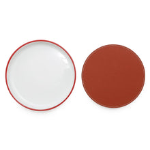 Load image into Gallery viewer, HERMES ★Round tray Circe Rose Namf Porcelain Taurillon Squirrel Size 6.3"
