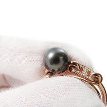 将图像加载到图库查看器中，HERMES Albertine Chaine d&#39;Ancre Double Ring Size 51/#11 18K Pink Gold
