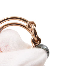 将图像加载到图库查看器中，HERMES Albertine Chaine d&#39;Ancre Double Ring Size 51/#11 18K Pink Gold
