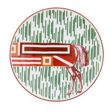 将图像加载到图库查看器中，HERMES Dessert Plate HERMES Hippomobile No.3 Multicolor Porcelain
