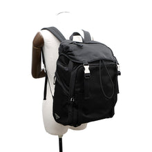 将图像加载到图库查看器中，PRADA Backpack Black2VZ062 Nylon
