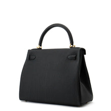 Load image into Gallery viewer, HERMES Kelly Retourne Black Togo Leather Size 28
