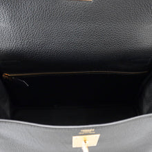 Load image into Gallery viewer, HERMES Kelly Retourne Black Togo Leather Size 28
