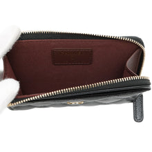 将图像加载到图库查看器中，CHANEL Matelasse Fragment Card Case BlackAP3179 Caviar Leather
