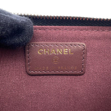 将图像加载到图库查看器中，CHANEL Matelasse Fragment Card Case BlackAP3179 Caviar Leather
