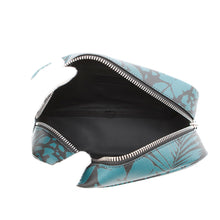 Load image into Gallery viewer, SAINT LAURENT PARIS Botanical Pattern Clutch Bag Black/Green650125 Leather
