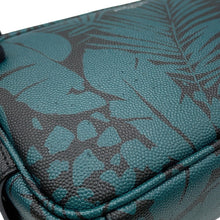 Load image into Gallery viewer, SAINT LAURENT PARIS Botanical Pattern Clutch Bag Black/Green650125 Leather
