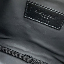 Load image into Gallery viewer, SAINT LAURENT PARIS Botanical Pattern Clutch Bag Black/Green650125 Leather
