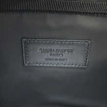 Load image into Gallery viewer, SAINT LAURENT PARIS Botanical Pattern Clutch Bag Black/Green650125 Leather

