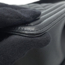 Load image into Gallery viewer, CHANEL Boy Chanel BlackA67086 Caviar Leather Size 25
