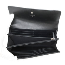 将图像加载到图库查看器中，CHANEL Boy Chanel Long Flap Wallet BlackA80286 Caviar Leather

