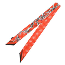 Load image into Gallery viewer, LOUIS VUITTON Scarf Sailor BandeauBB VermillionM79821 Silk 100%
