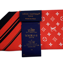 Load image into Gallery viewer, LOUIS VUITTON Scarf Sailor BandeauBB VermillionM79821 Silk 100%

