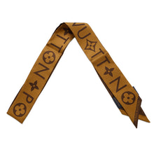 Load image into Gallery viewer, LOUIS VUITTON Scarf Infinity Monogram Bandeau BB BrownM90679 Silk 100%
